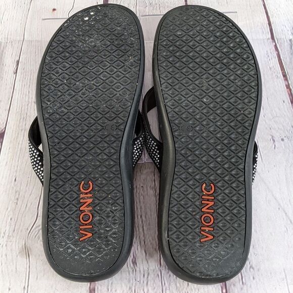 Vionic Islander Toe Post Sandals Flip Flops - Picture 7 of 8